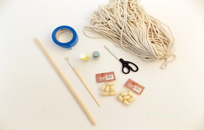 DIY macrame wall hanging you need