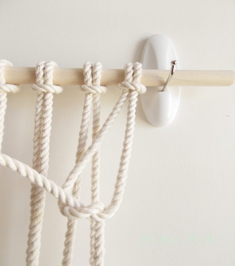 DIY macrame wall hanging how to