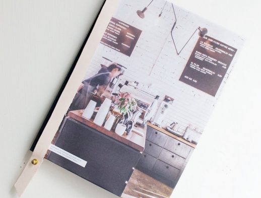 DIY Leather Magazine Hanger