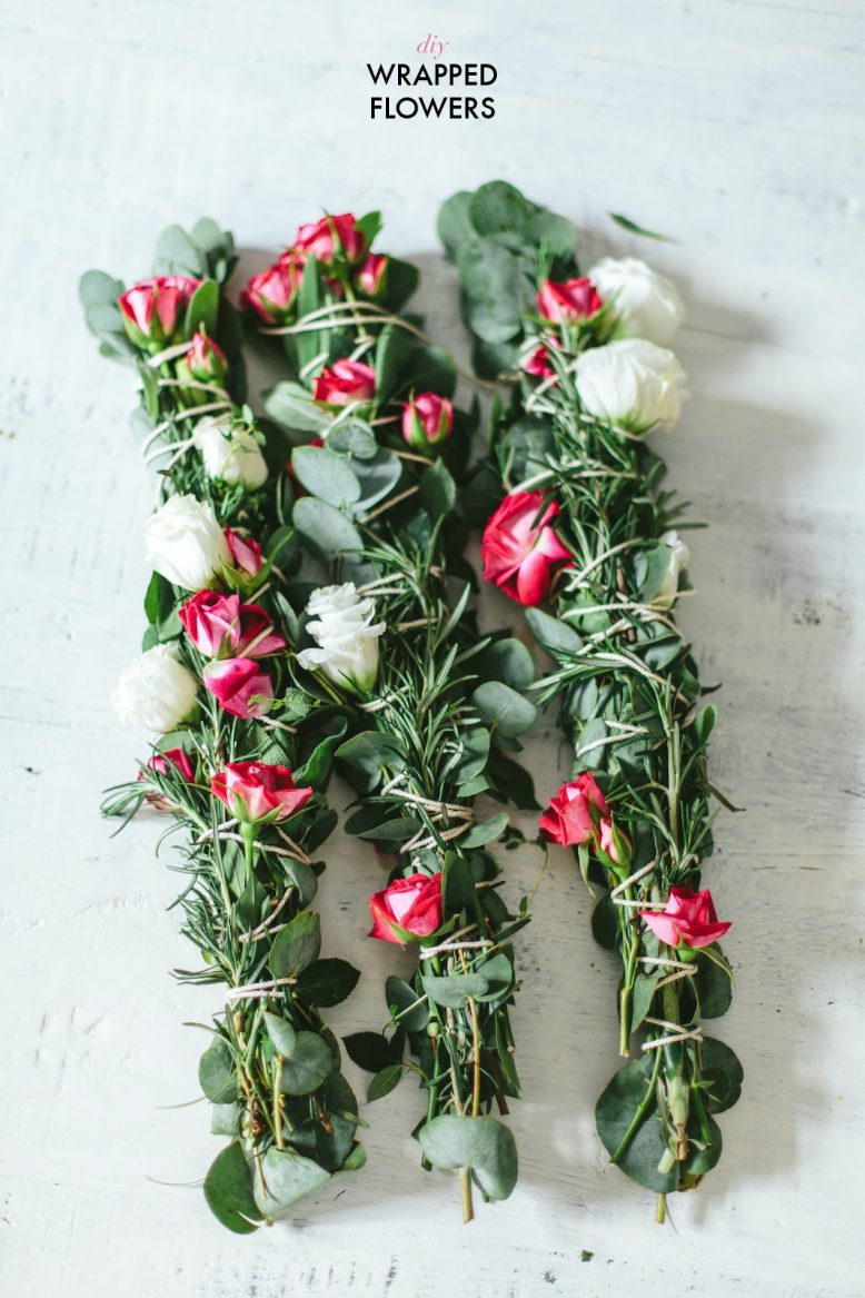 DIY Wrapped Flowers Smudge Stick