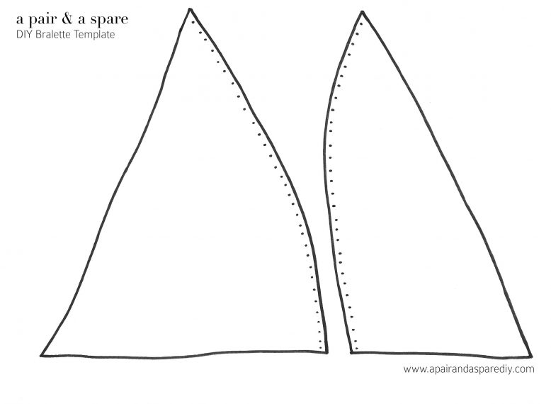 DIY Lace Bralette Pattern