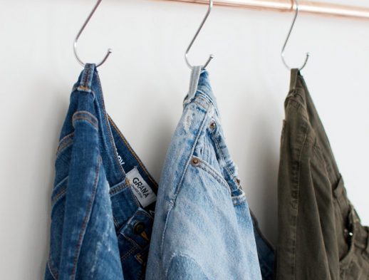Jeans on Hooks