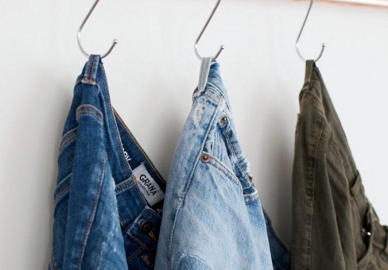 Jeans on Hooks