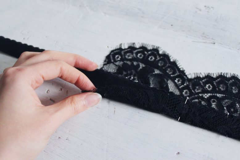 DIY Lace Bralette How to