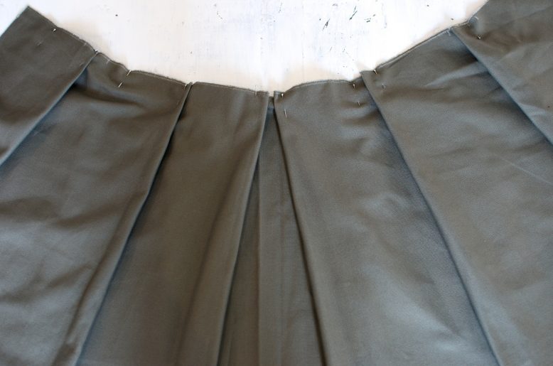 DIY Pleated Midi Skirt