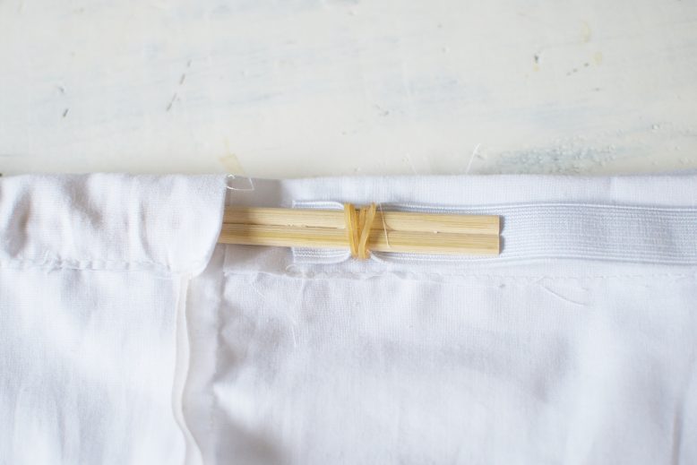 DIY off the shoulder beach dress