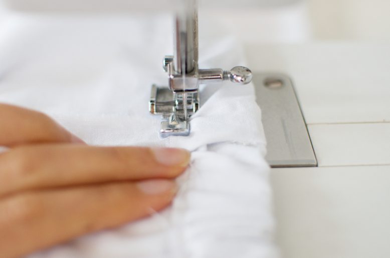 DIY off the shoulder beach dress