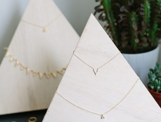 DIY Plywood Jewelry Pyramid