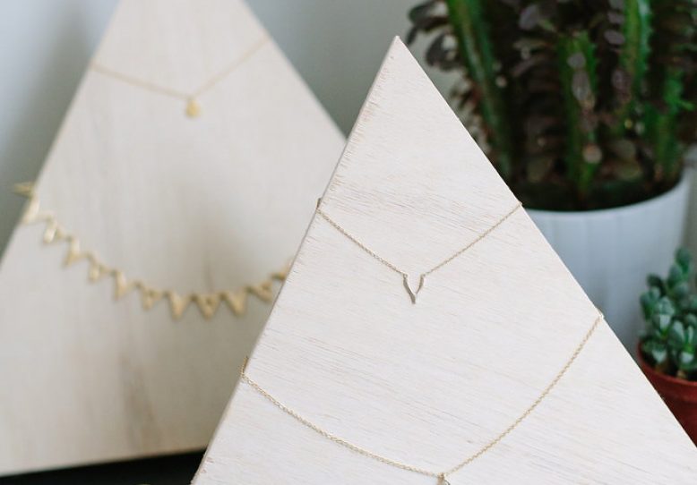 DIY Plywood Jewelry Pyramid