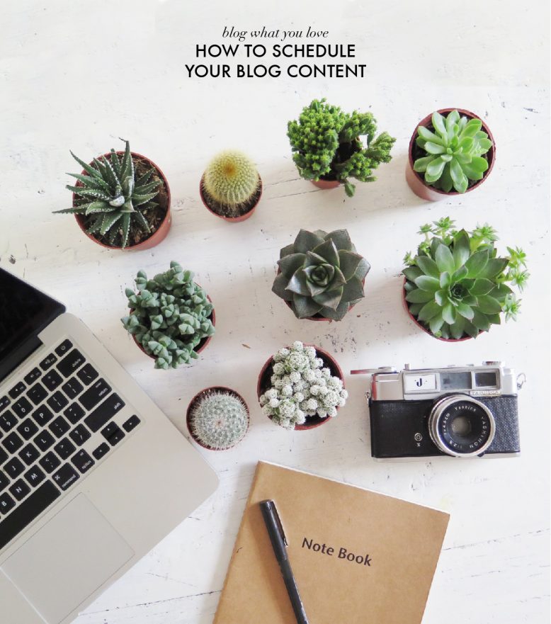 How to schedule your blog content