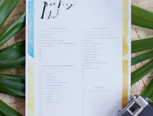 Printable Packing List