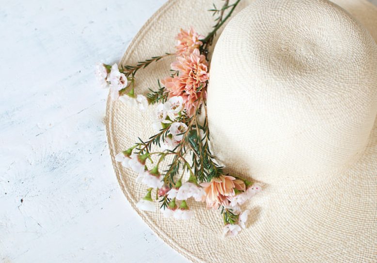 DIY Fresh Flower Hat