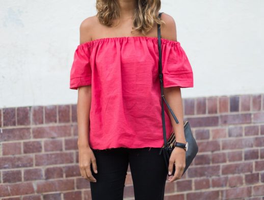 DIY Off The Shoulder Top