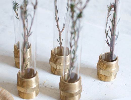 Test Tube Bolt Vases