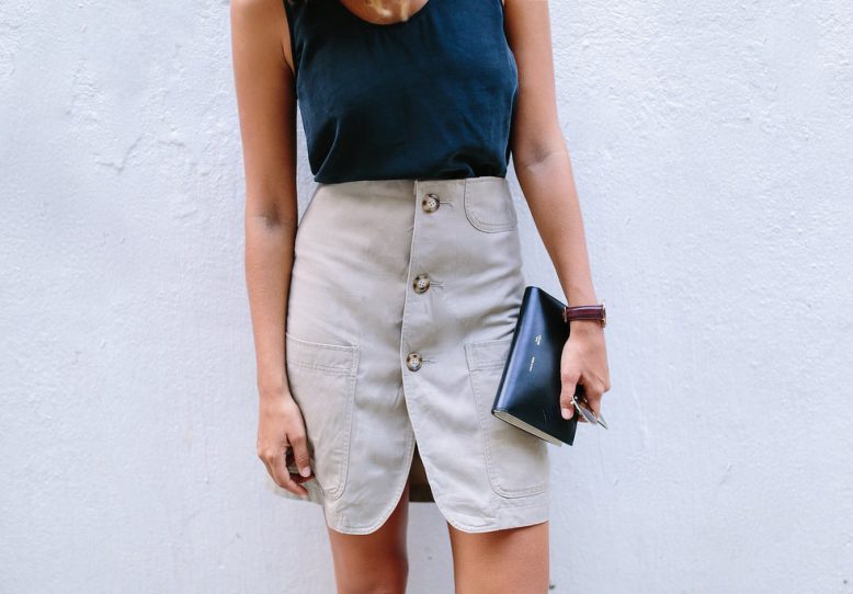 Turn a Jacket Into a Skirt