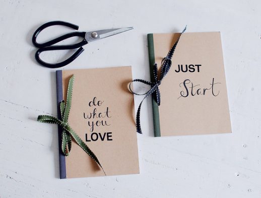 DIY Personalised Notebooks