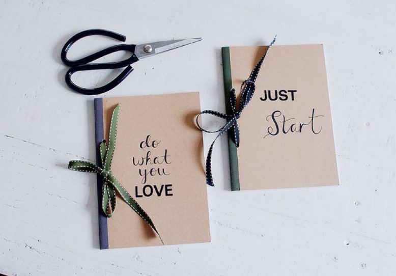 DIY Personalised Notebooks
