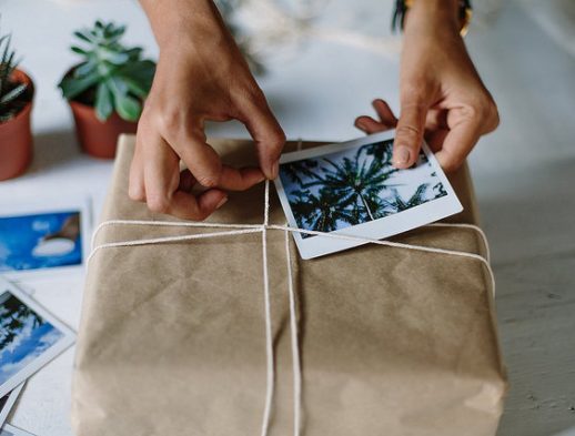 Wrapping With Polaroids