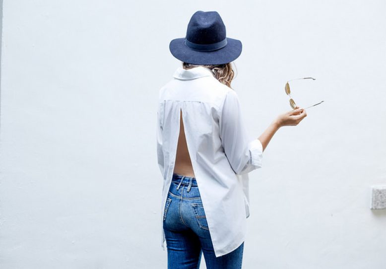 DIY Open Back Shirt