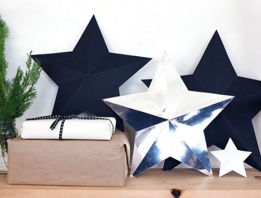 DIY 3D Star Decorations