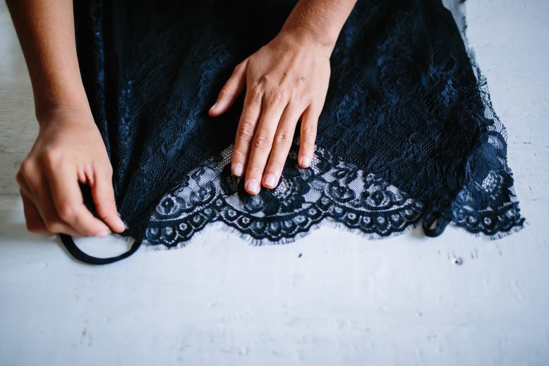 DIY Lace Insert Tank