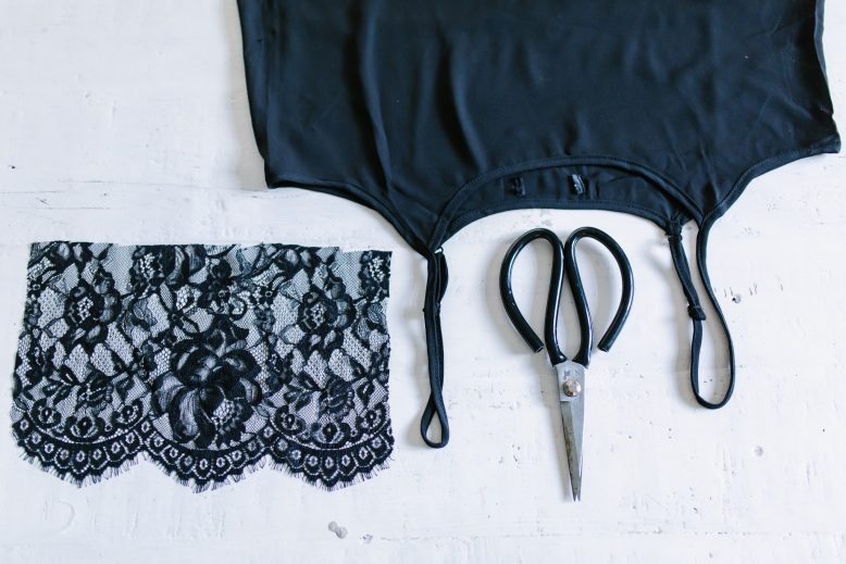 DIY Lace Insert Tank