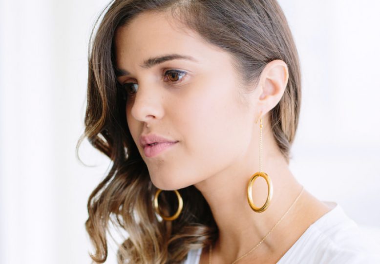 DIY Circle Drop Earrings