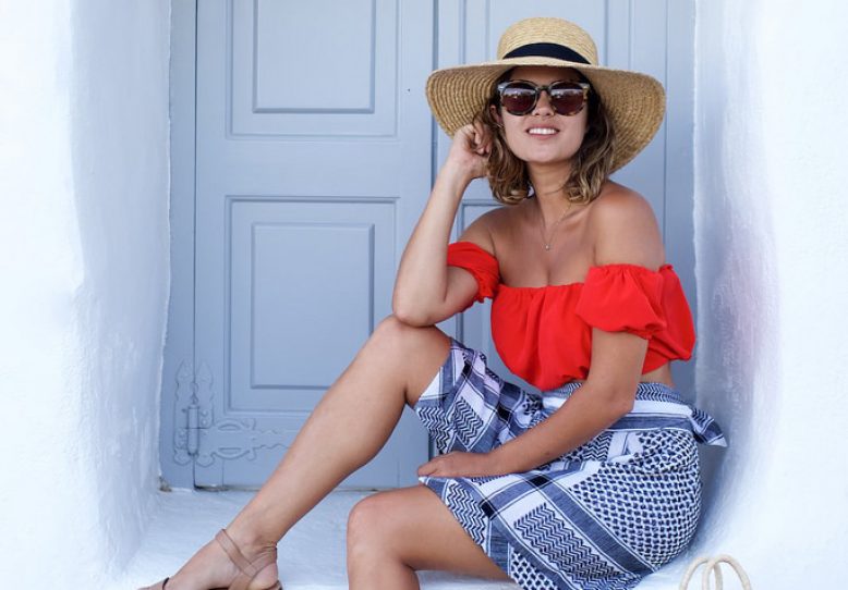 DIY Off The Shoulder Crop Top