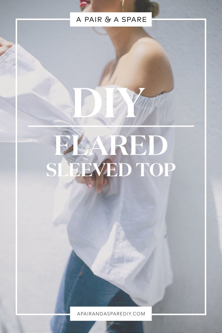 diy-flared-sleeve-top