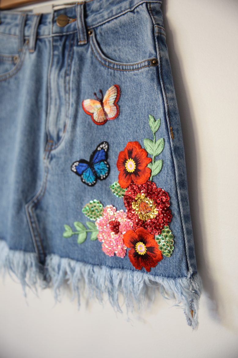DIY Sequin Denim