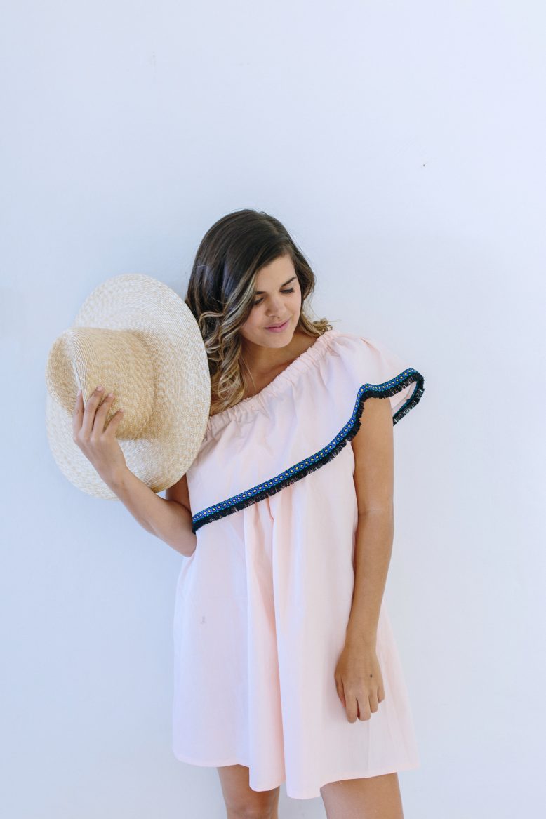 DIY One Shoulder Party Dress