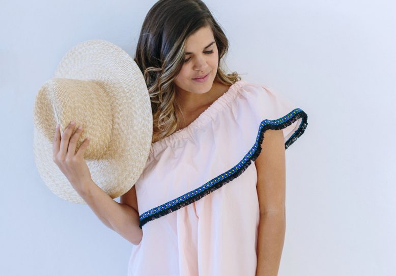 DIY One Shoulder Party Dress