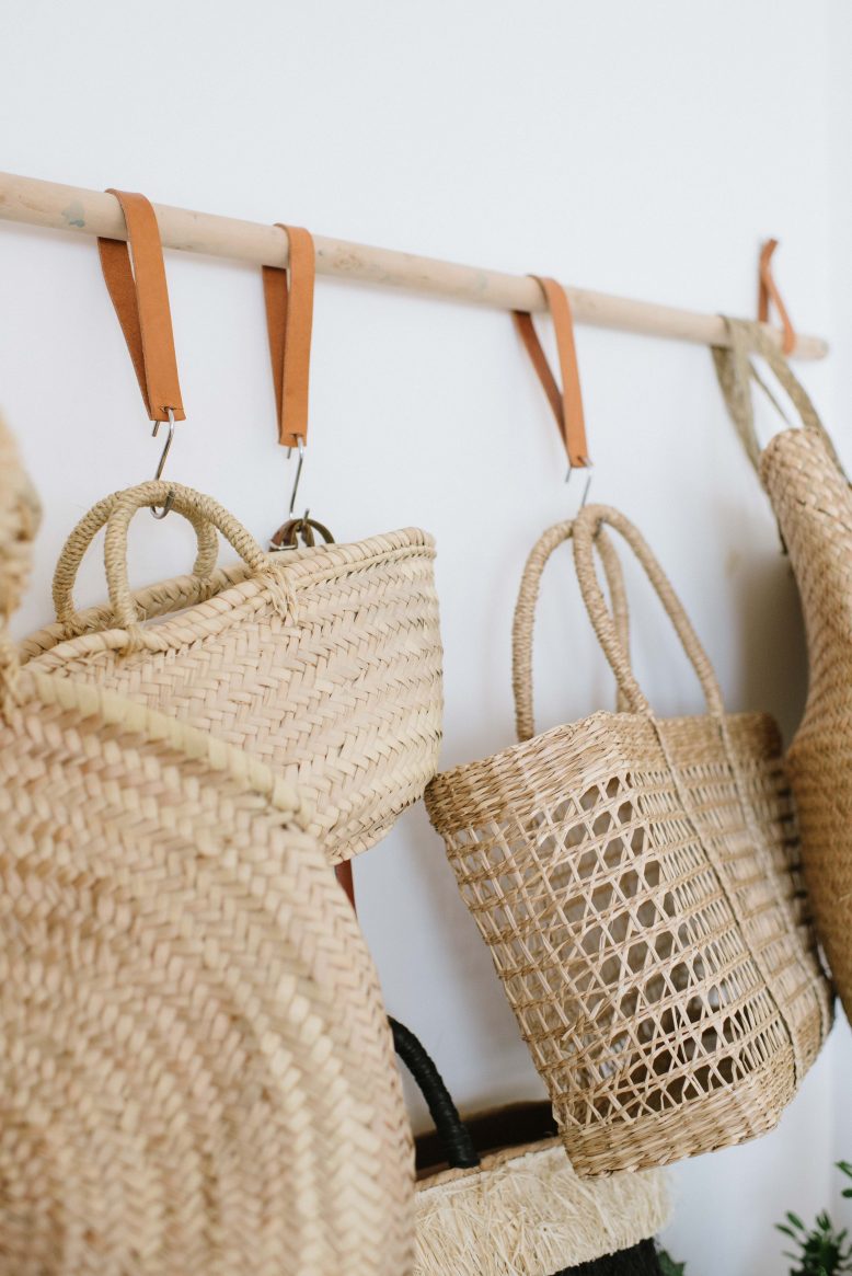 DIY Hanging Bag Rack
