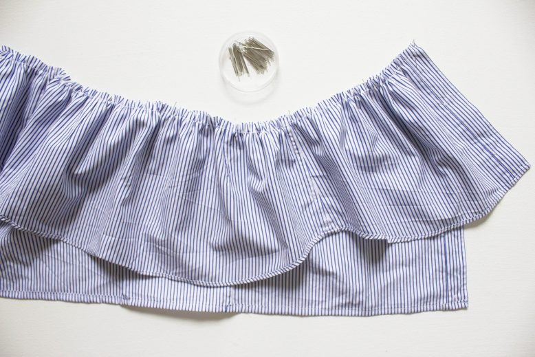 DIY One Shoulder Ruffle Top DIY One Shoulder Ruffle Top