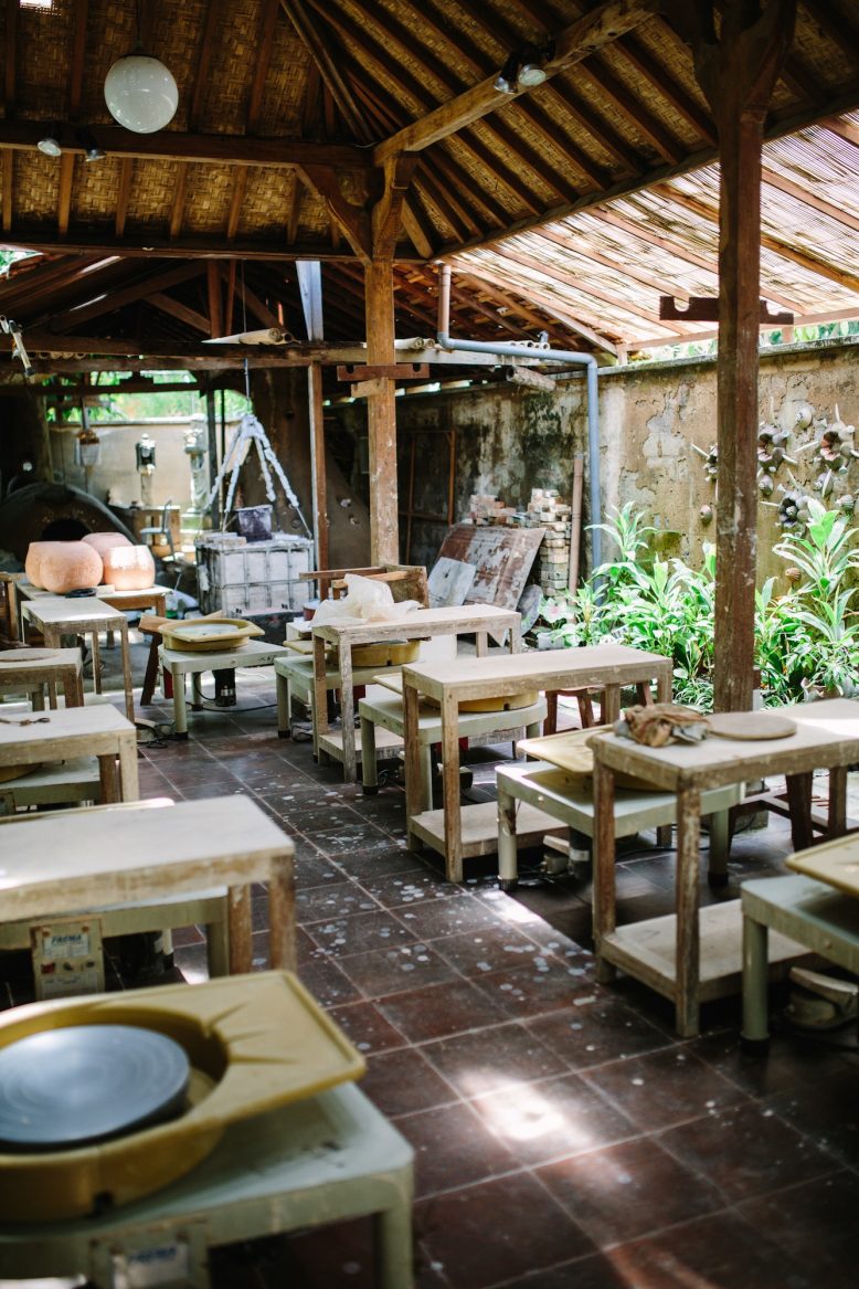 Learning Ceramics in Ubud