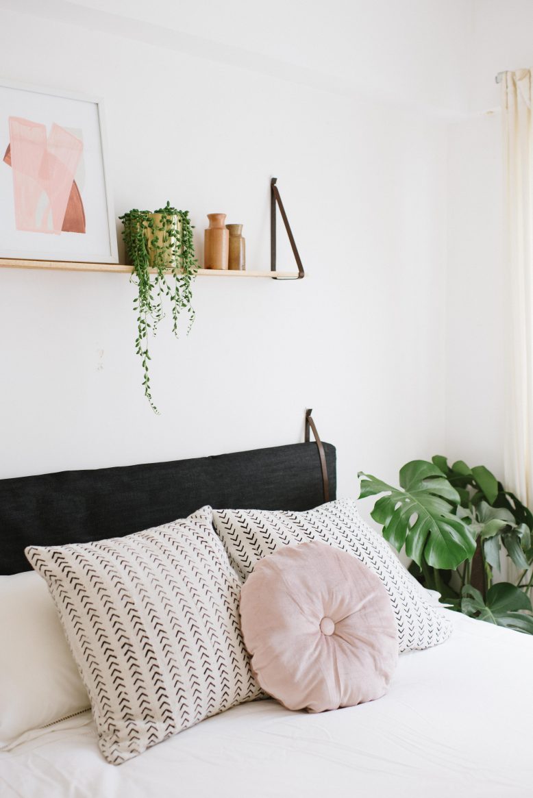 DIY Cushion Headboard