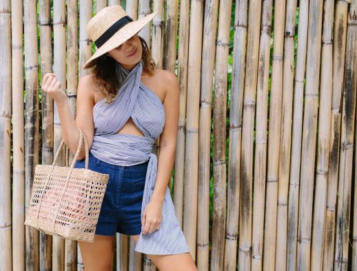 How To Tie The Fabric Wrapped Top