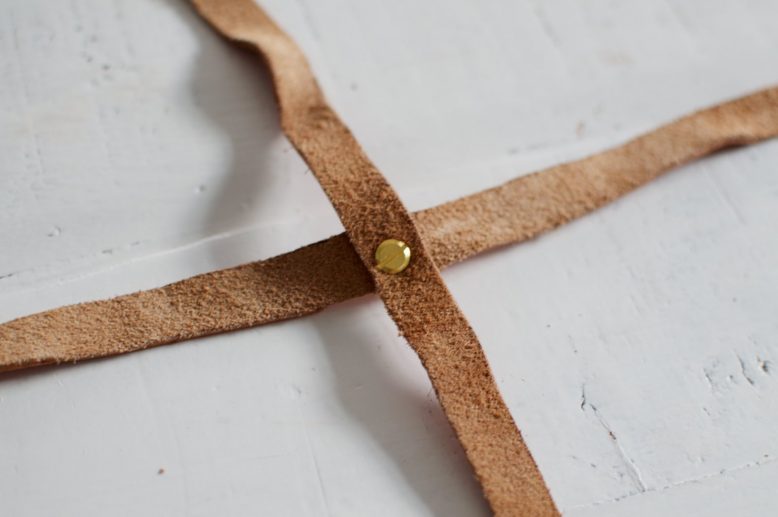 DIY Leather Towel Strap