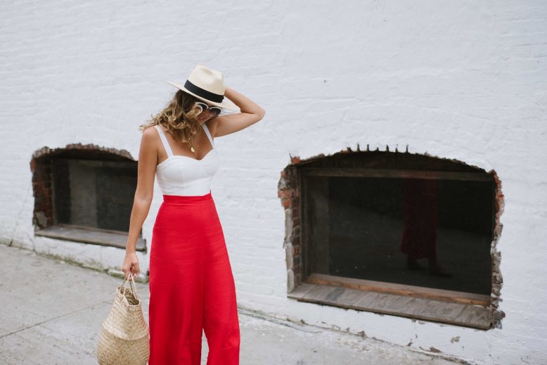 DIY Wide Leg Trousers