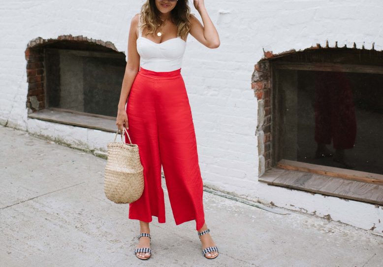 DIY Wide Leg Trousers