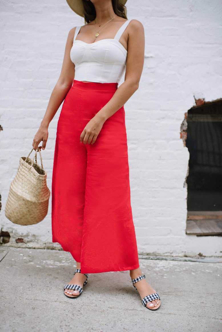 DIY Wide Leg Trousers