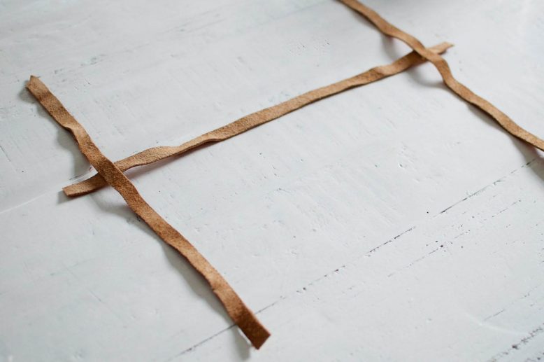 DIY Leather Beach Towel Strap