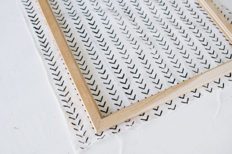 Here's how to use all your leftover fabric... Frame it!