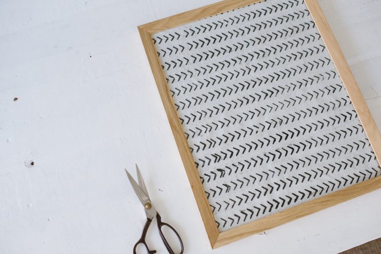 Here's how to use all your leftover fabric... Frame it!