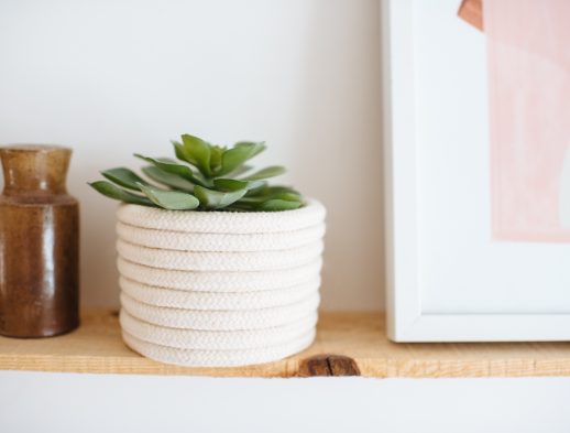 DIY Rope Planter