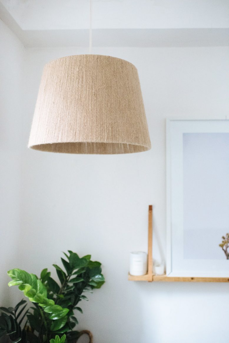 DIY Twine Lampshade