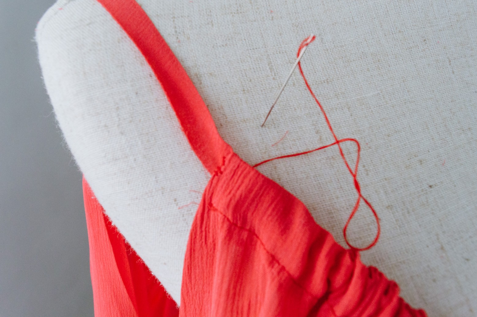 DIY Backless Silk Maxi Dress | Geneva Vanderzeil