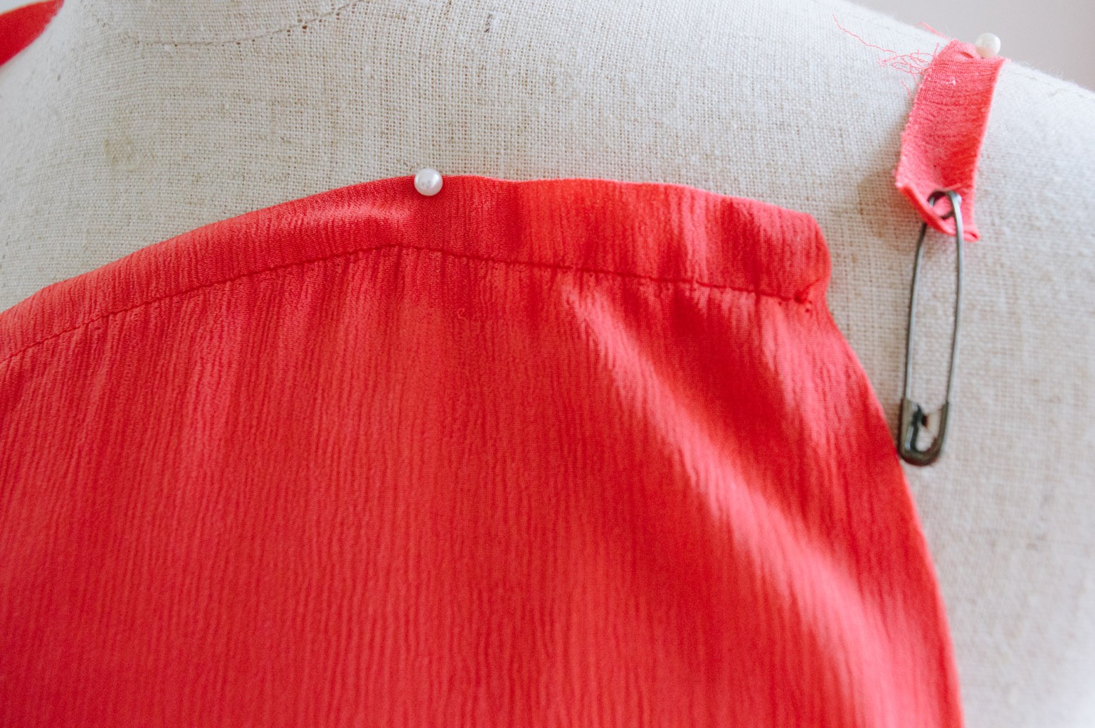 DIY Backless Silk Maxi Dress