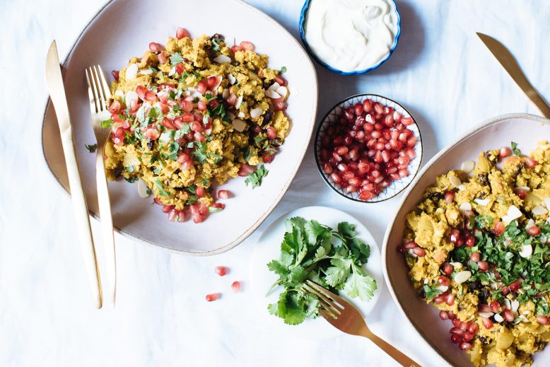 Cauliflower Rice Pilaf Recipe