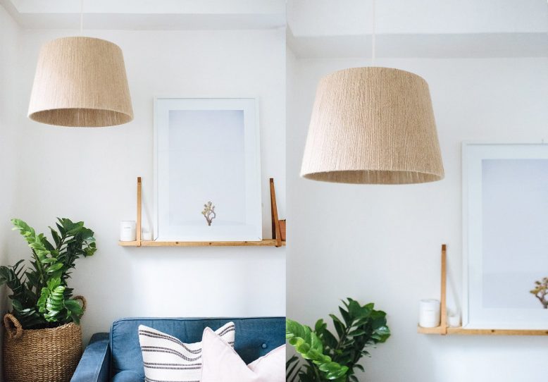DIY Twine Lampshade